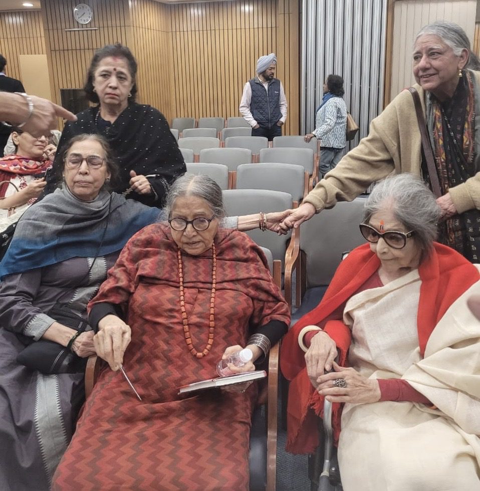 Ajeet Cour at her book release and birthday